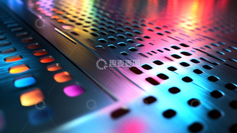 高清大图下载【趣麦麦图】看色科技背景1