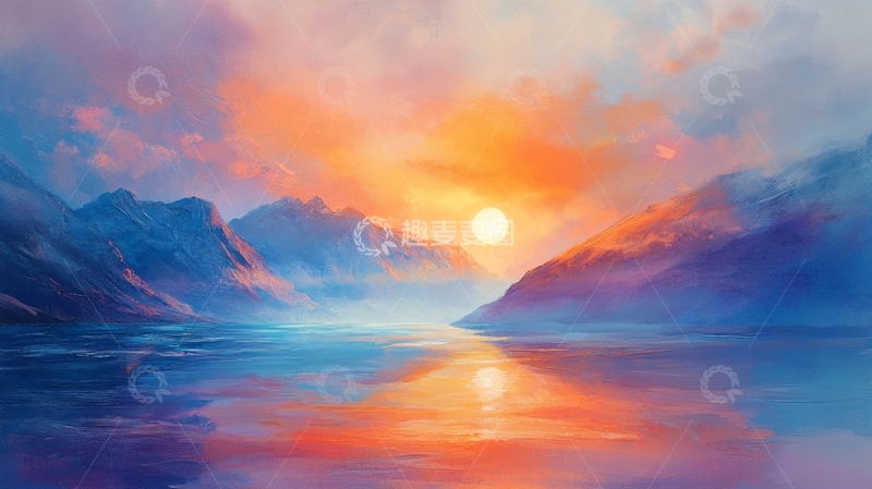 高清大图下载【趣麦麦图】风景厚涂12