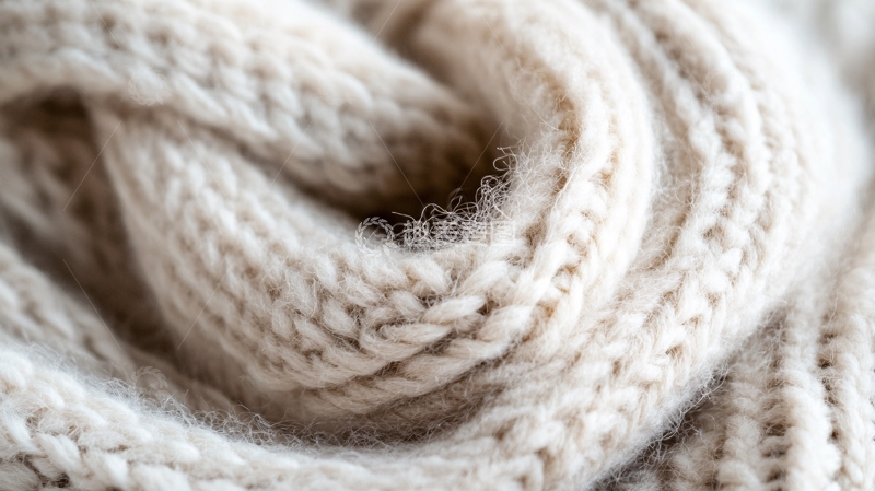 高清大图下载【趣麦麦图】毛衣材质特写1