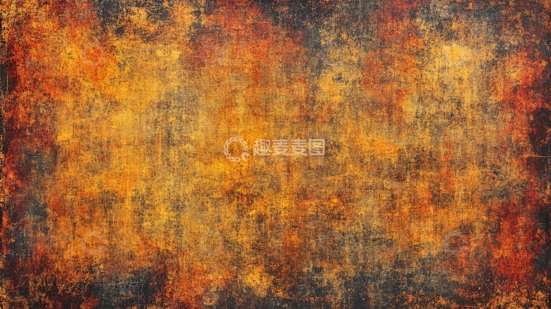 高清大图下载【趣麦麦图】橙色复古纹理