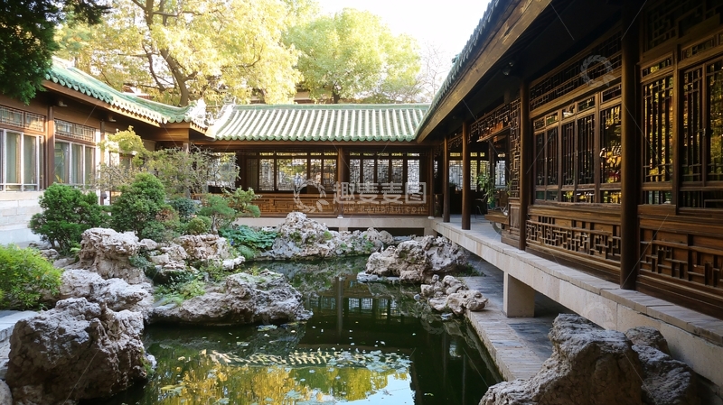 高清大图下载【趣麦麦图】秋天的香山涵碧斋