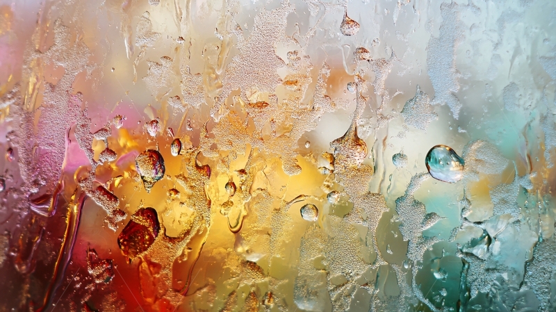 玻璃水珠设计壁纸4