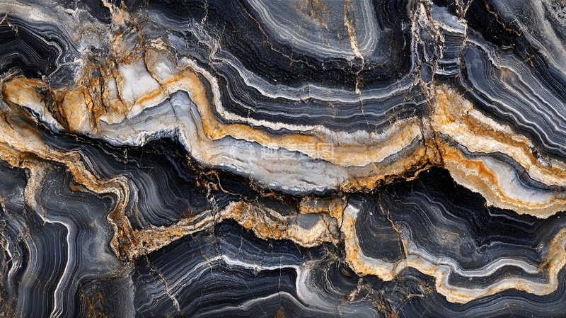 高清大图下载【趣麦麦图】黄蓝相间大理石纹理3