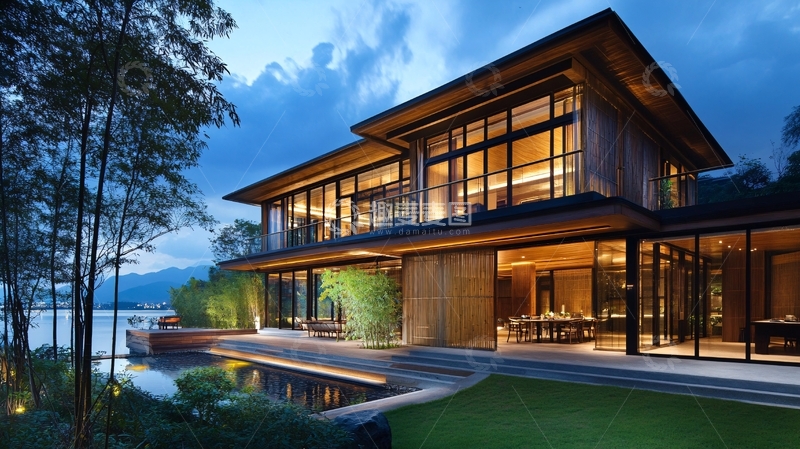 高清大图下载【趣麦麦图】千岛湖天屿山别墅