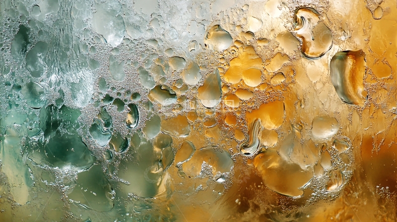 高清大图下载【趣麦麦图】玻璃水珠设计壁纸5