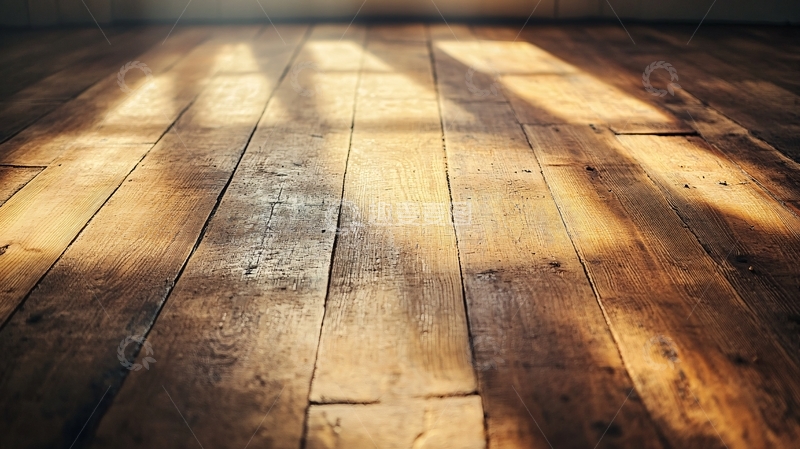 高清大图下载【趣麦麦图】阳光洒在地板上