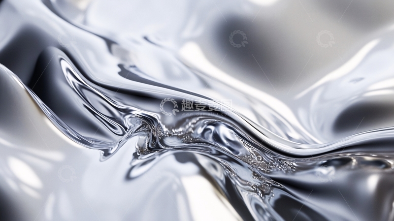 高清大图下载【趣麦麦图】金属流体3