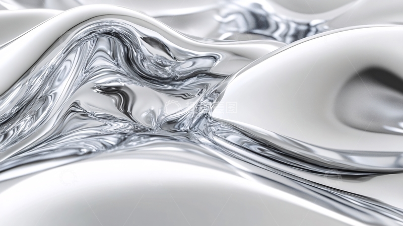 高清大图下载【趣麦麦图】金属流体4