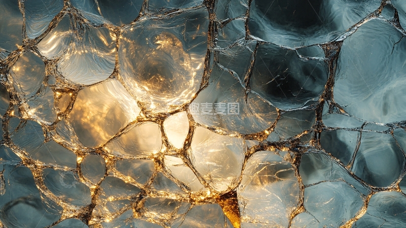 高清大图下载【趣麦麦图】蓝色玛瑙石艺术背景6