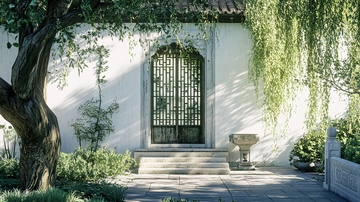 园林中的墙与门
