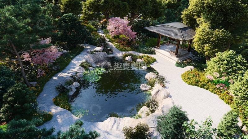 高清大图下载【趣麦麦图】园林示范区设计