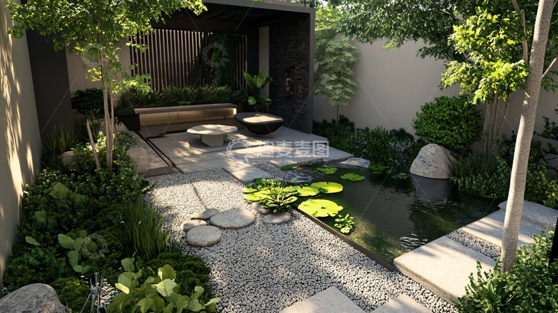 高清大图下载【趣麦麦图】高清庭院设计