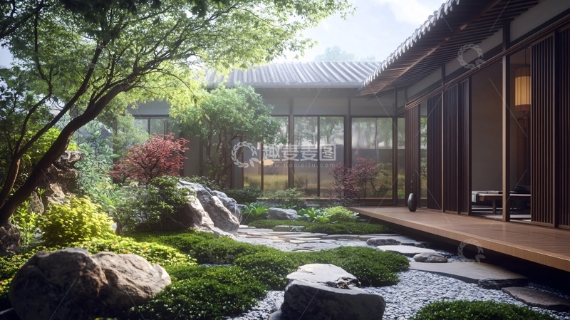 高清大图下载【趣麦麦图】轻奢园林1