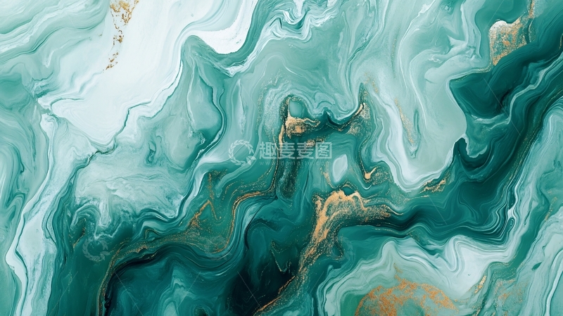 高清大图下载【趣麦麦图】抽象流体画1