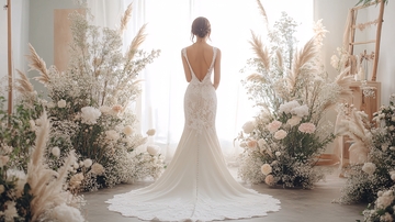 泰式简约橙白婚礼