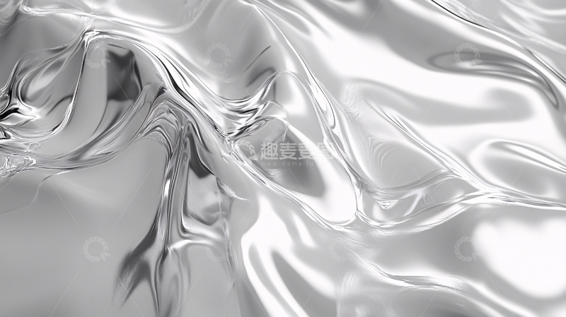 高清大图下载【趣麦麦图】-金属流体5
