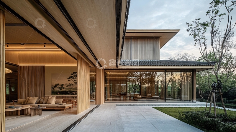 高清大图下载【趣麦麦图】川西四合院住宅