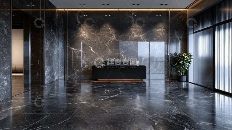 高清大图下载【趣麦麦图】写字楼前厅