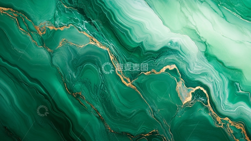 高清大图下载【趣麦麦图】绿玛瑙图案1