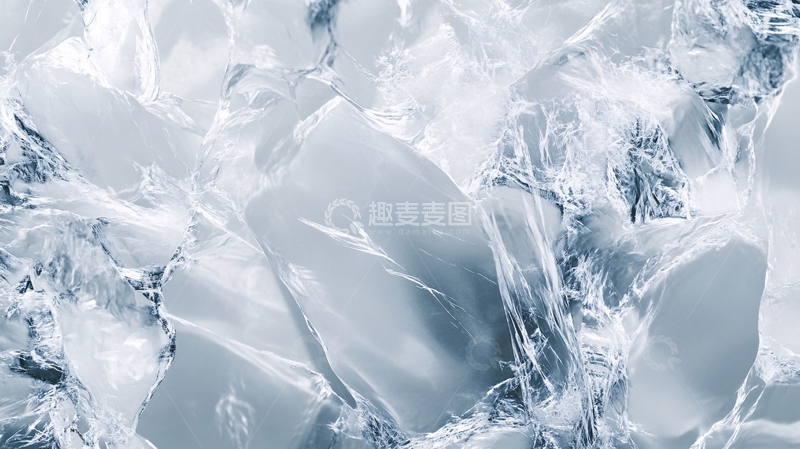 高清大图下载【趣麦麦图】冰壁纸素材