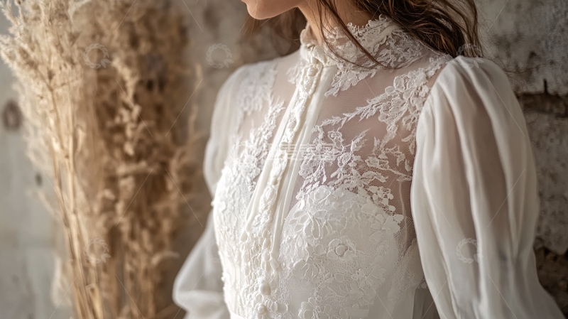 高清大图下载【趣麦麦图】刺绣婚纱