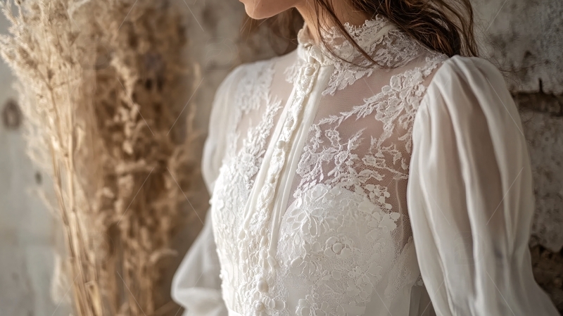 高清大图下载【趣麦麦图】刺绣婚纱