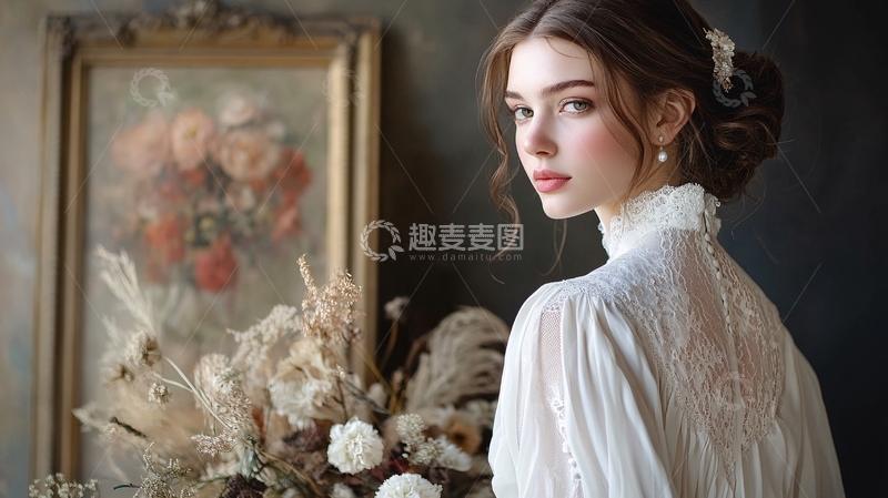 高清大图下载【趣麦麦图】-唯美女孩壁纸1