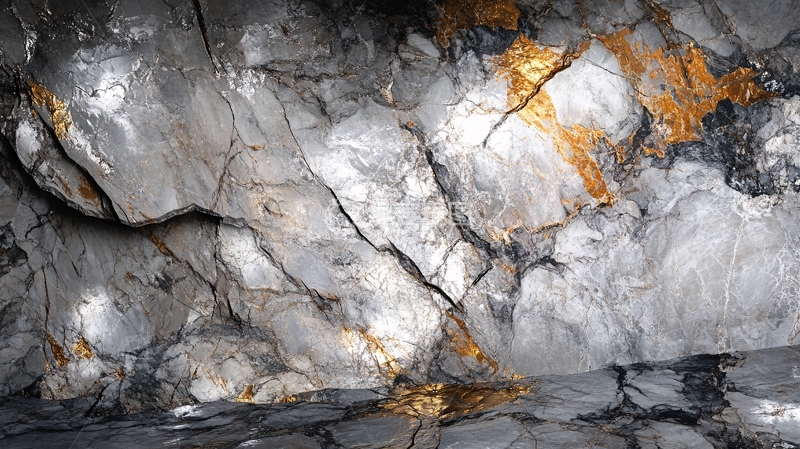 高清大图下载【趣麦麦图】矿石岩洞背景