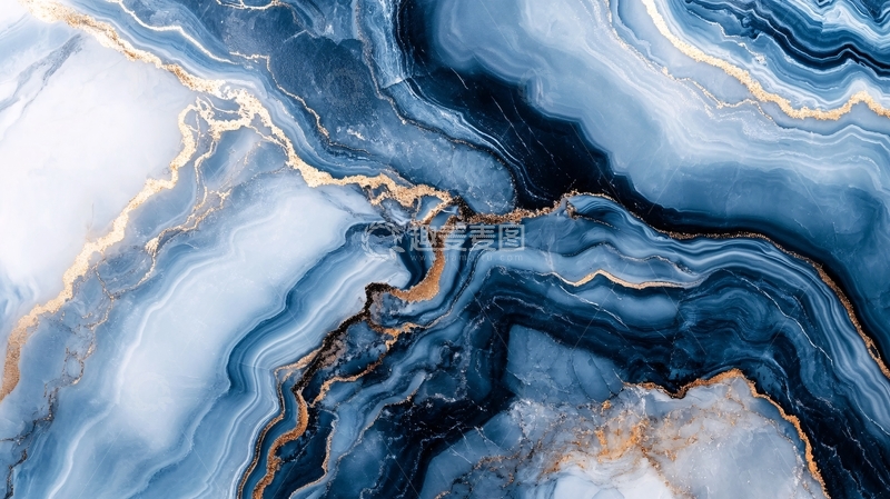 高清大图下载【趣麦麦图】蓝色玛瑙石艺术背景11