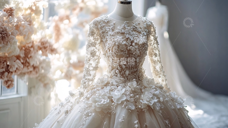 高清大图下载【趣麦麦图】高档婚纱1