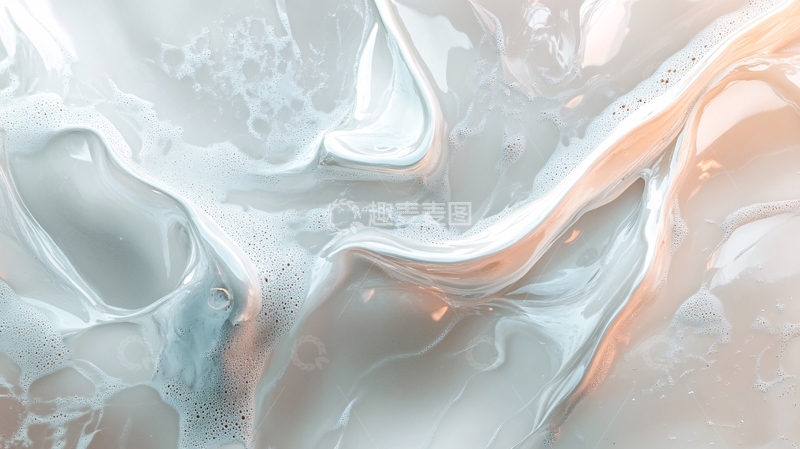 高清大图下载【趣麦麦图】抽象流体花纹背景4