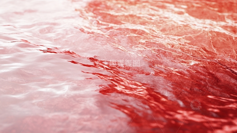 高清大图下载【趣麦麦图】红光水面