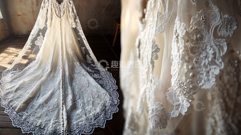 高清大图下载【趣麦麦图】蕾丝纱帘
