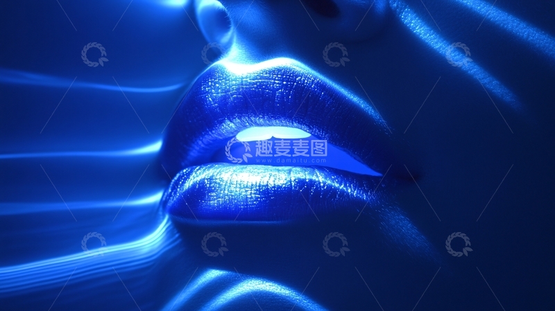 高清大图下载【趣麦麦图】水晶嘟嘟唇广告