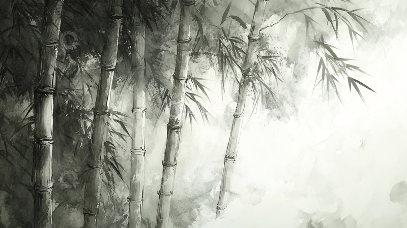 高清大图下载【趣麦麦图】竹林艺术壁纸21