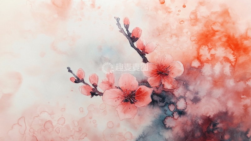 高清大图下载【趣麦麦图】唯美桃花高清壁纸10