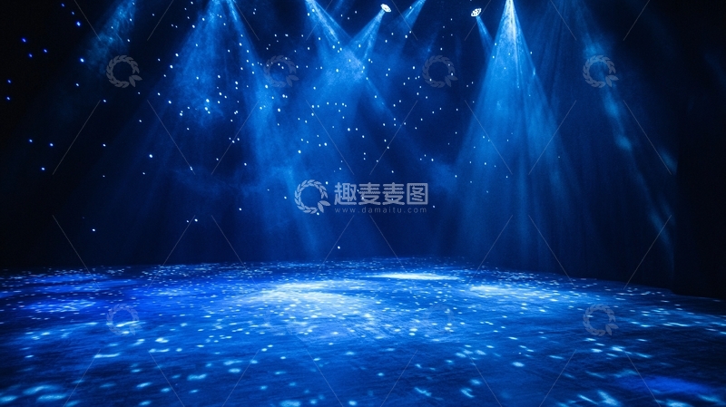 高清大图下载【趣麦麦图】舞台科技背景