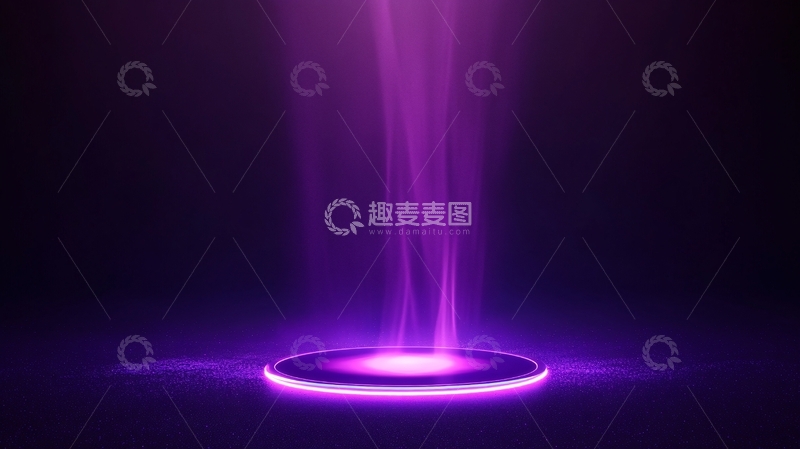 高清大图下载【趣麦麦图】霓虹灯展台5