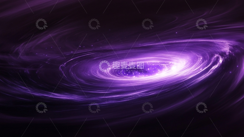 高清大图下载【趣麦麦图】宇宙黑洞背景海报11