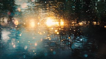 唯美雨景