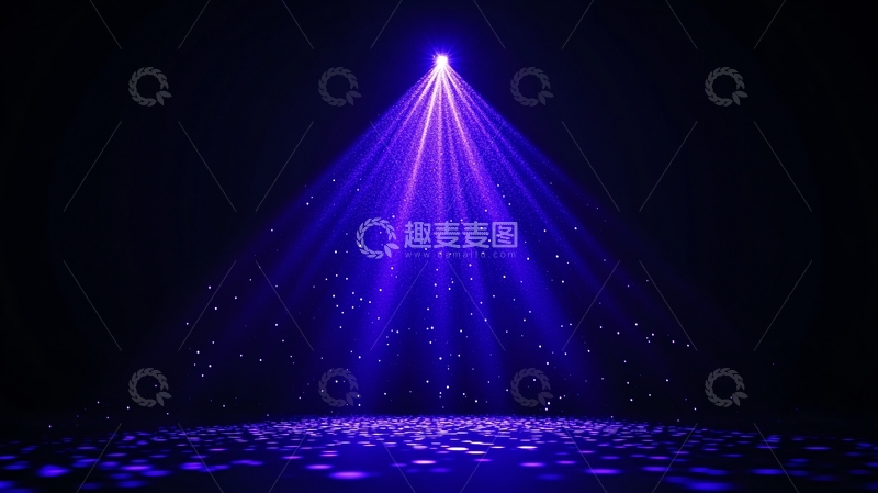 高清大图下载【趣麦麦图】炫彩灯光舞台1