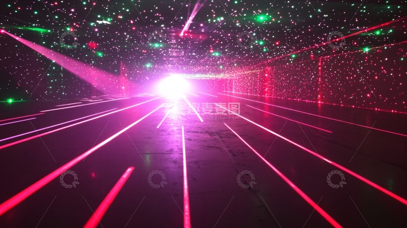 高清大图下载【趣麦麦图】灯光隧道特效1