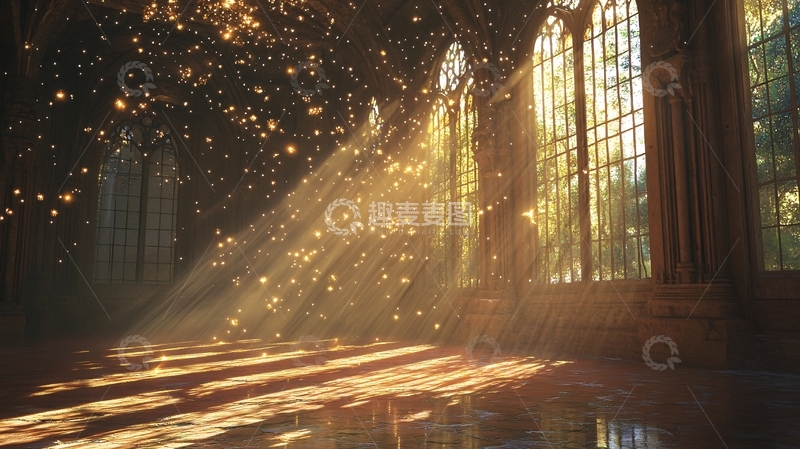 高清大图下载【趣麦麦图】宫殿光辉照射