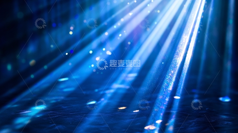 高清大图下载【趣麦麦图】光影效果蓝色光影