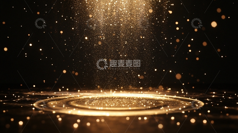 高清大图下载【趣麦麦图】高端黑金发布会素材