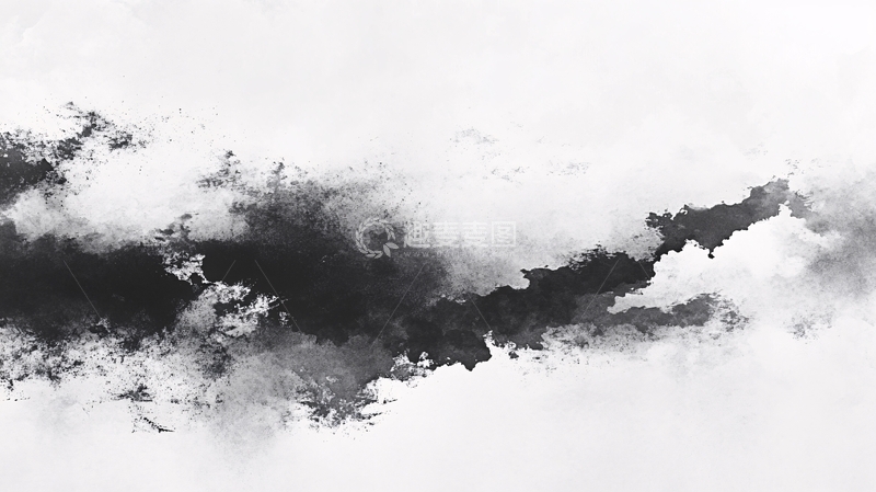 高清大图下载【趣麦麦图】黑白灰水墨