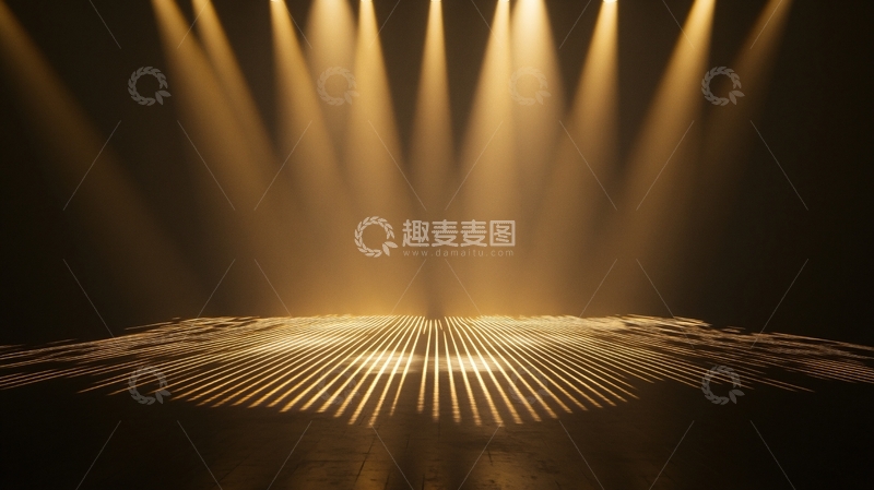 高清大图下载【趣麦麦图】简约大气舞台背景1