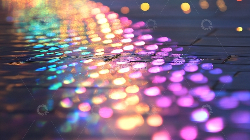 高清大图下载【趣麦麦图】色彩斑斓梦幻灯光2