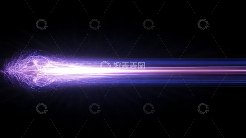 高清大图下载【趣麦麦图】科技感光束1