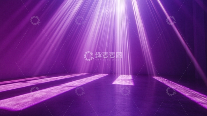 高清大图下载【趣麦麦图】紫色舞台1